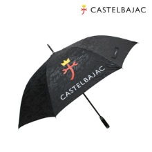 ★ACC★ 카스텔바작_블랙 패턴 로고 장우산